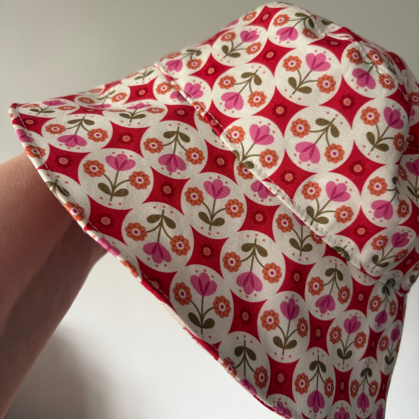 Boho Flower Circles - Cotton Bucket Hat Baby & Child