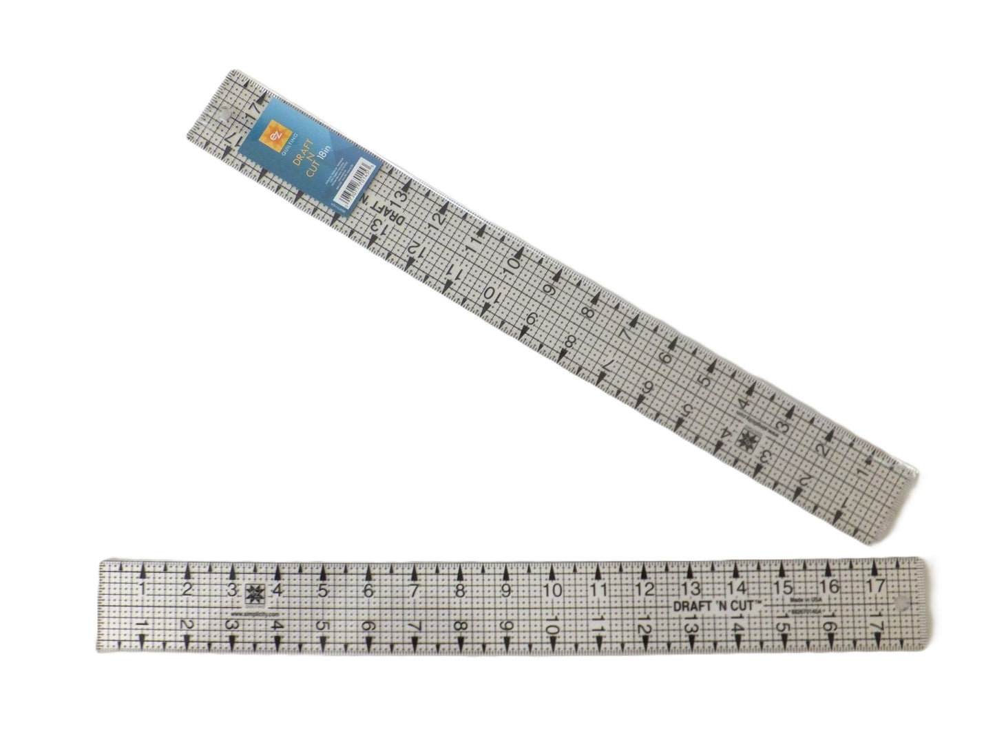 Acrylic Quilting Ruler - Draft N Cut 18" (EZ)