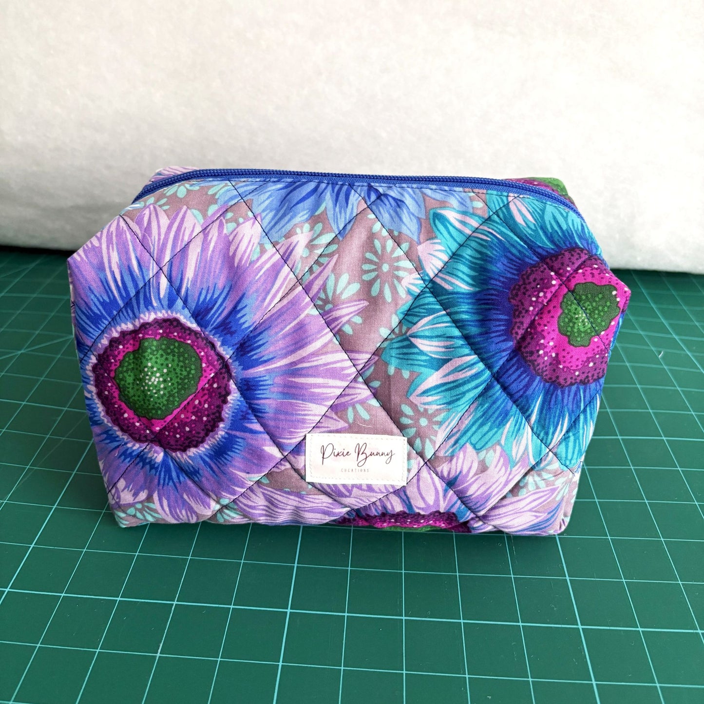 Quilted Boxy Bag - Large Sunflower