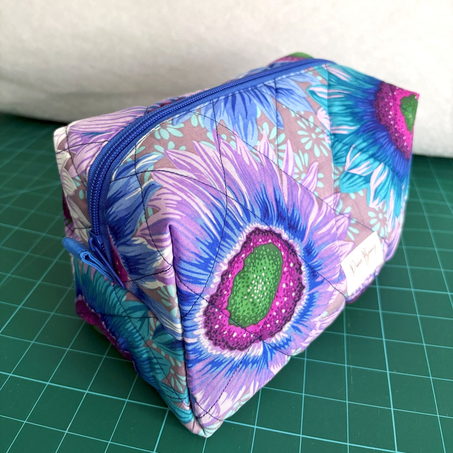 Quilted Boxy Bag - Large Sunflower