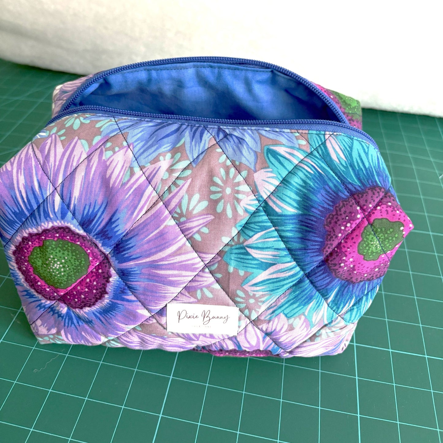Quilted Boxy Bag - Large Sunflower