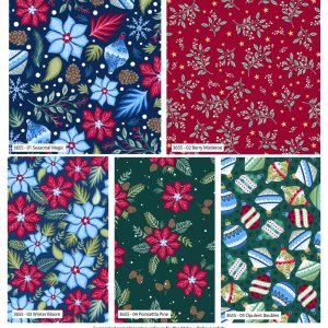 Jewelled Christmas - Fat Quarter Collection