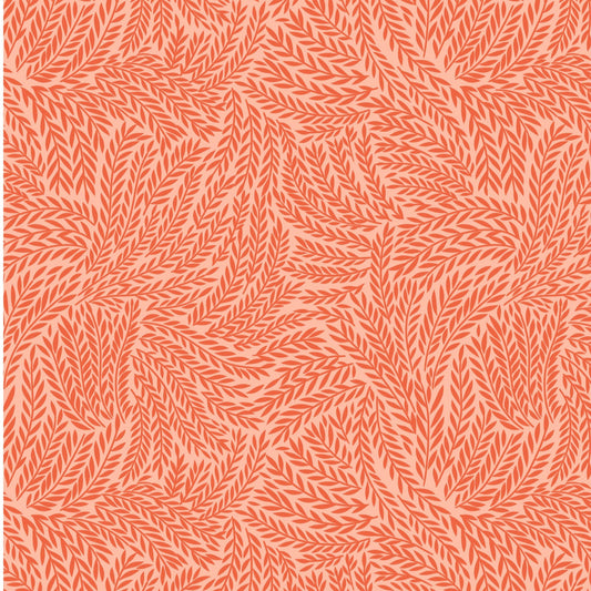Lewis & Irene Creative Landscapes Collection - Leaf Texture Orange