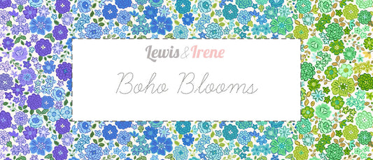 Boho Blooms Collection by Lewis & Irene - Fat Quarters