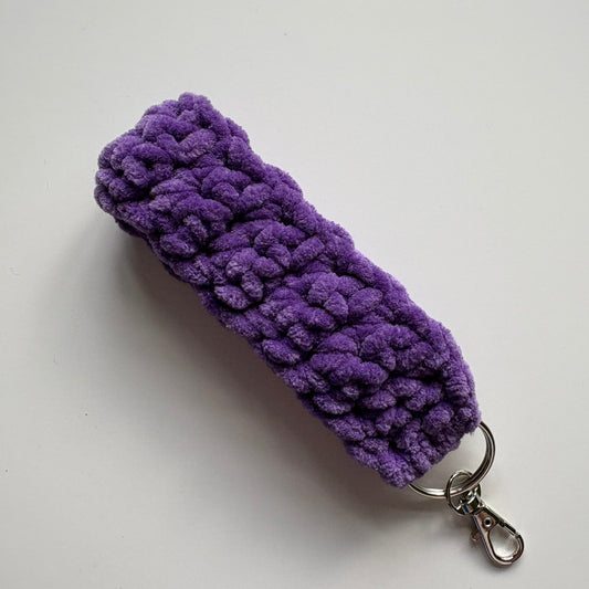 Amethyst - Chenille Keychain Wristlet