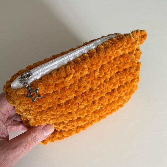 Antique Gold Chenille Keychain Wallet