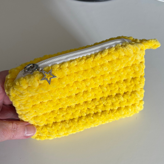 Primrose Yellow Chenille Keychain Wallet