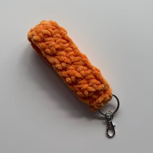 Tangerine - Chenille Keychain Wristlet