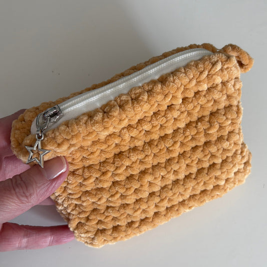 Vanilla Fudge Chenille Keychain Wallet