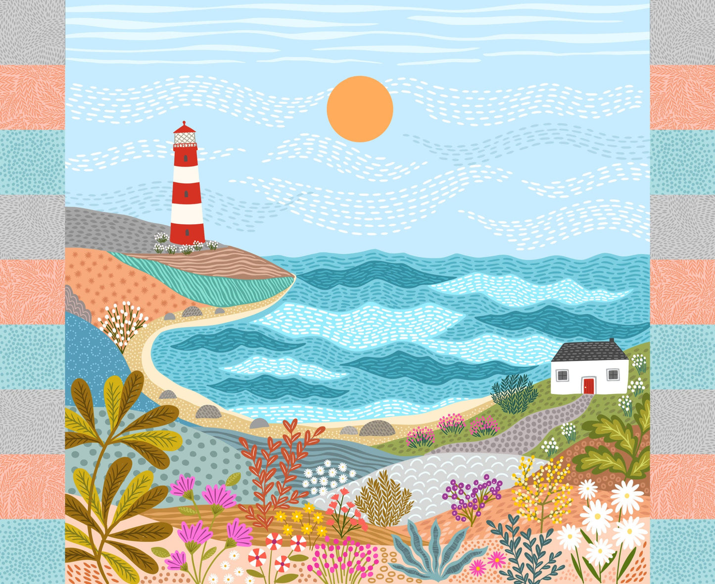 Creative Landscapes Collection by Lewis & Irene  - Coastal Panel