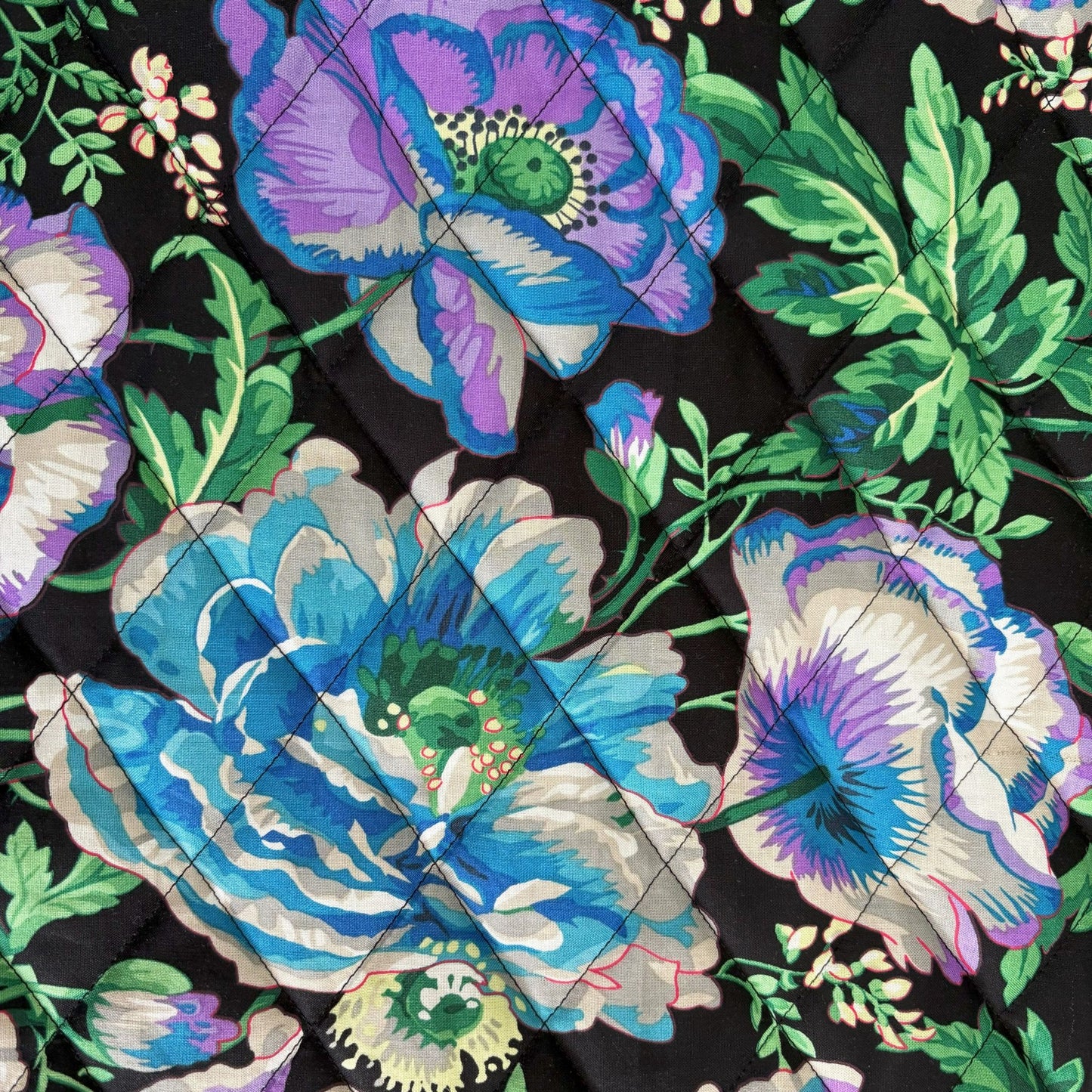 Dorothy's Rose Garden Lilac & Blue Makeup Bag