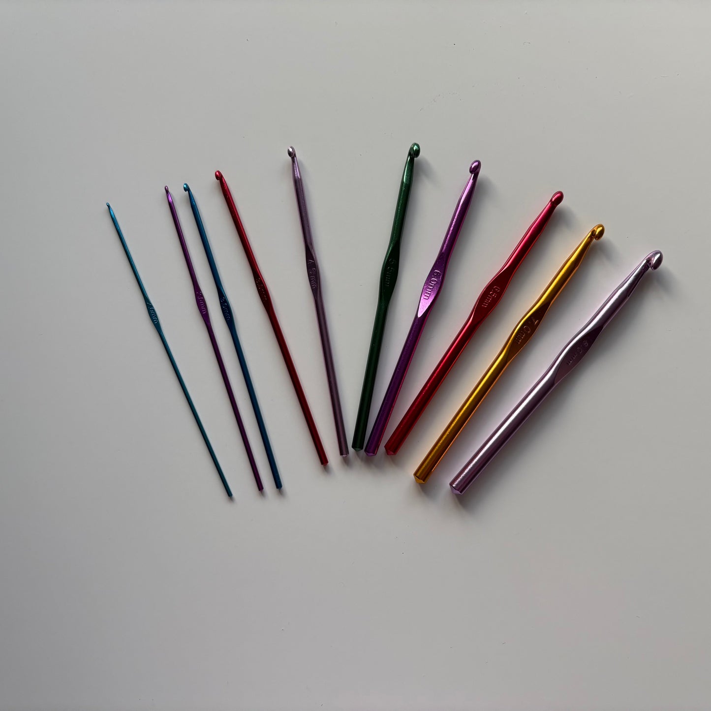 Aluminium Crochet Hooks