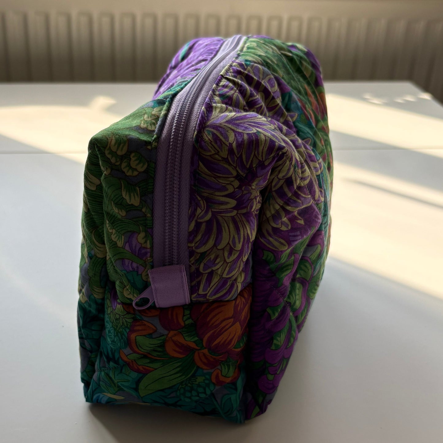 Japanese Chrysanthemum Green Multi Makeup Bag