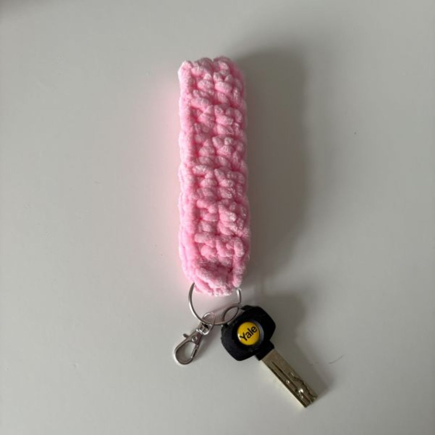 Chenille Keychain Wristlet Strap