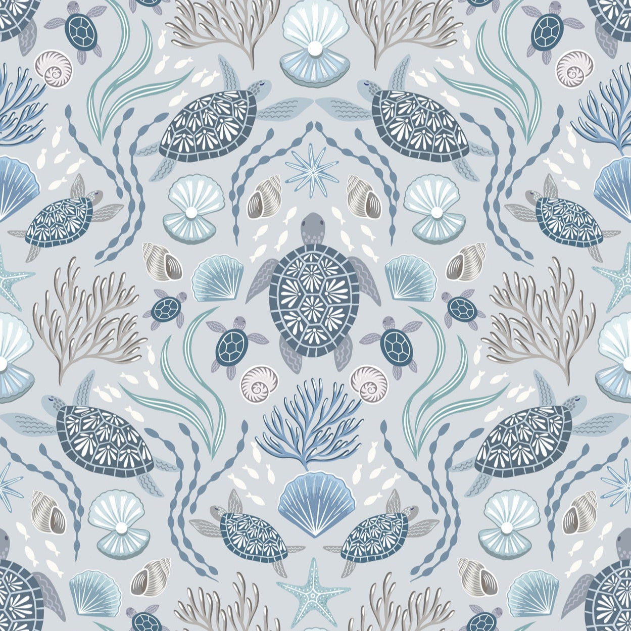 Ocean Pearls Collection by Lewis & Irene - Fat Quarters