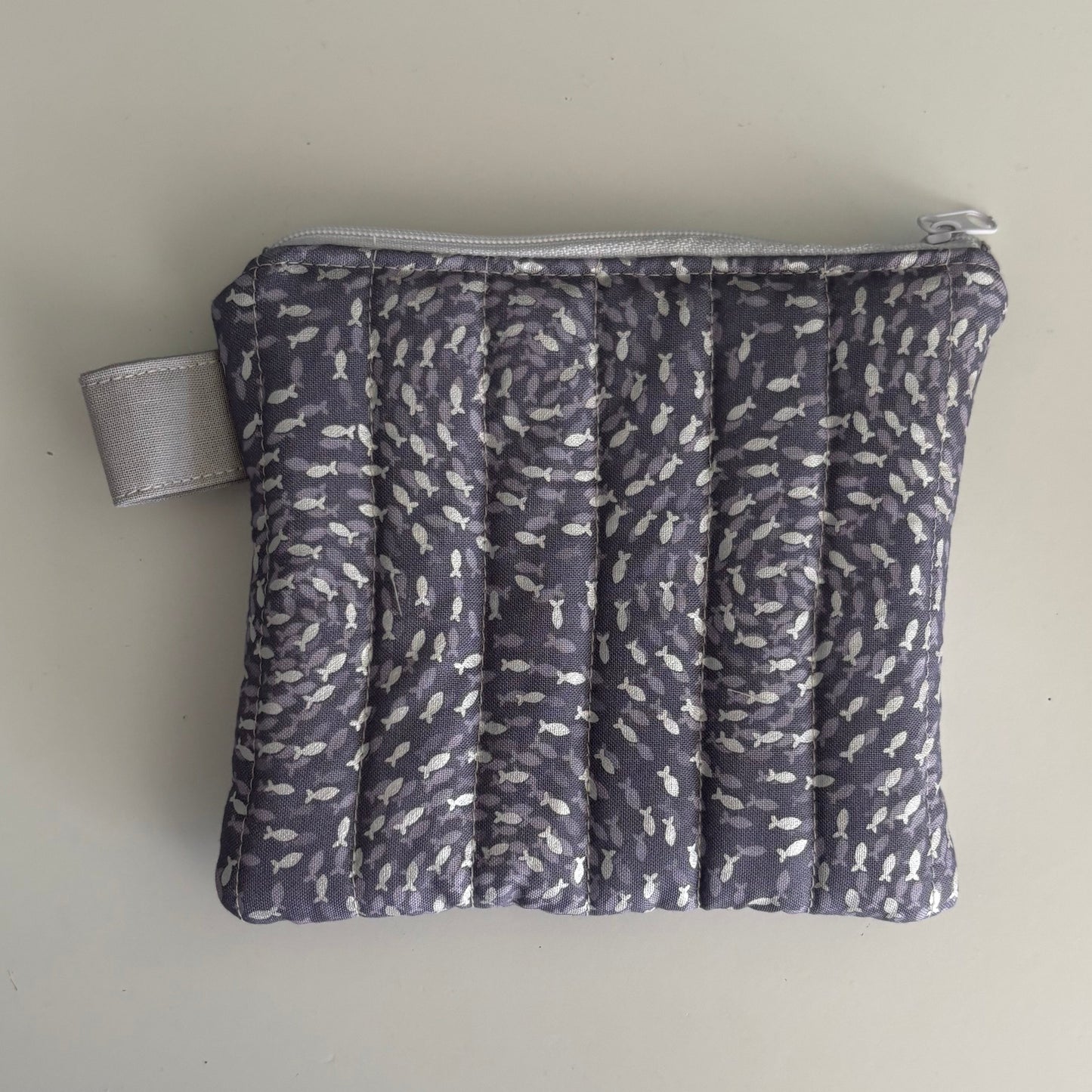 Fish Swirls Warm Mist Keychain Wallet