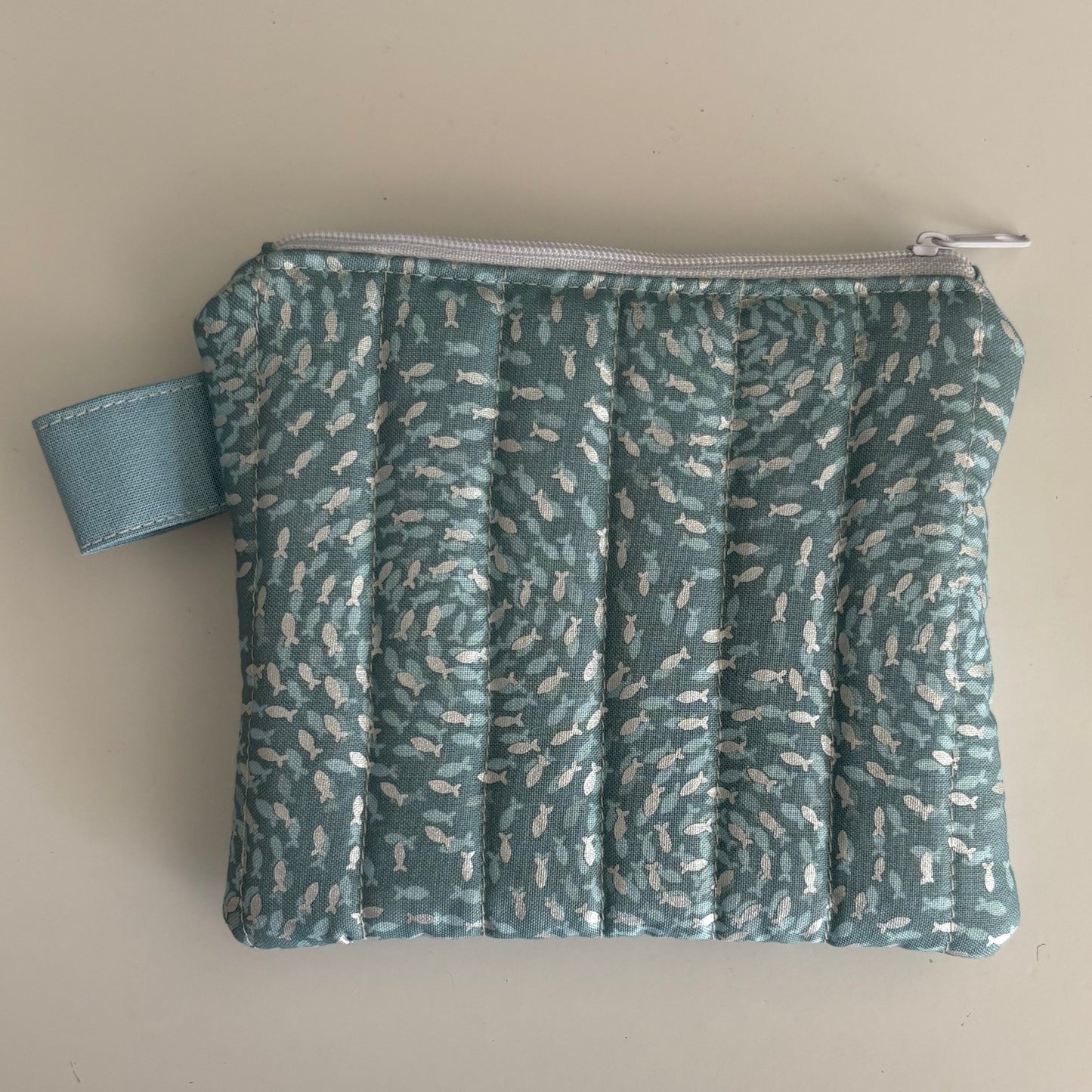 Fish Swirls Sea Froth Keychain Wallet
