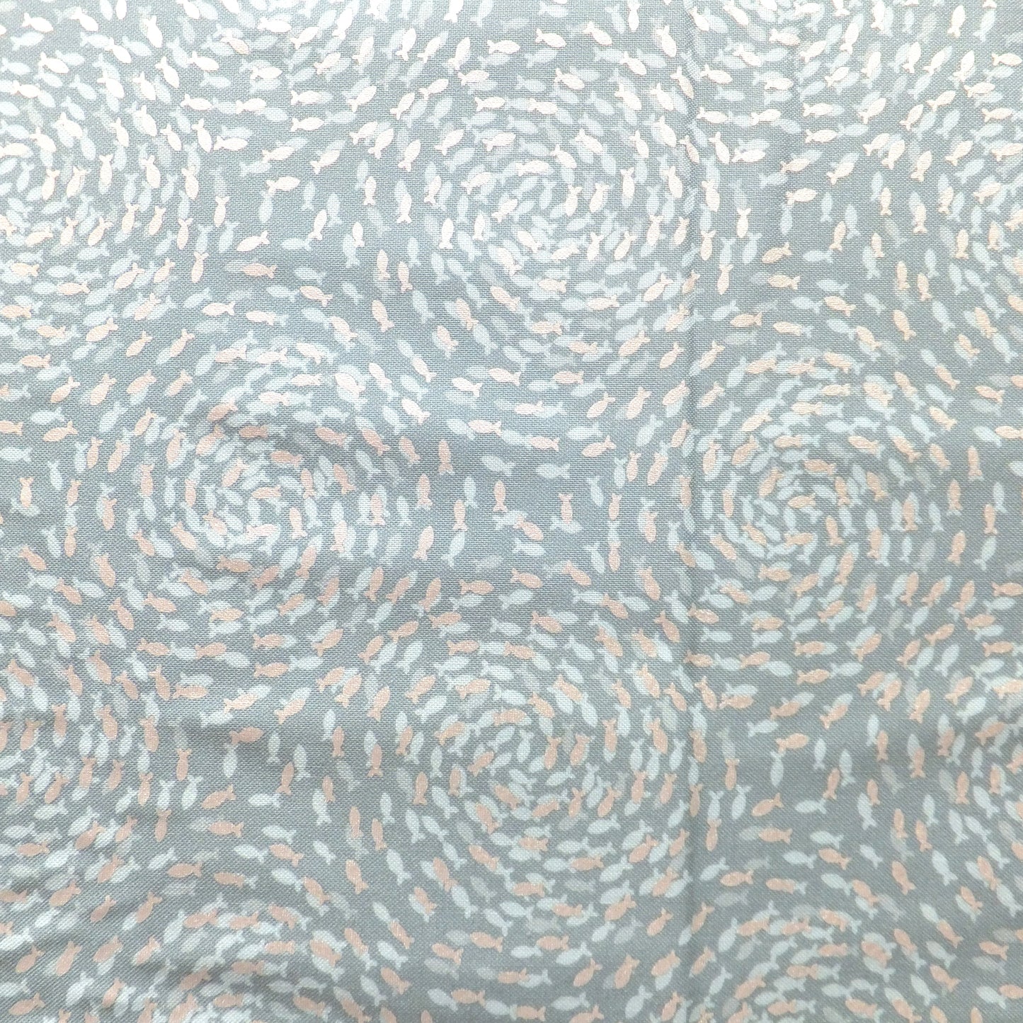 Ocean Pearls Collection by Lewis & Irene - Fish Swirls On Sea Froth With Pearl