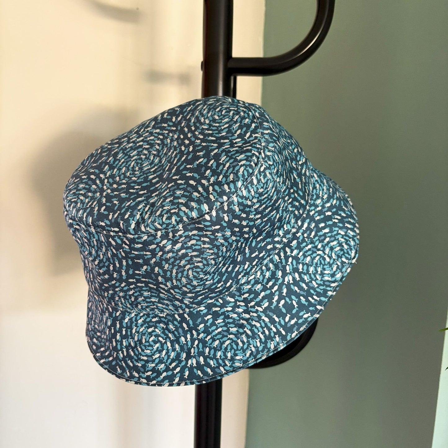 Fish Swirls Deep Seas - Cute Cotton Bucket Hat