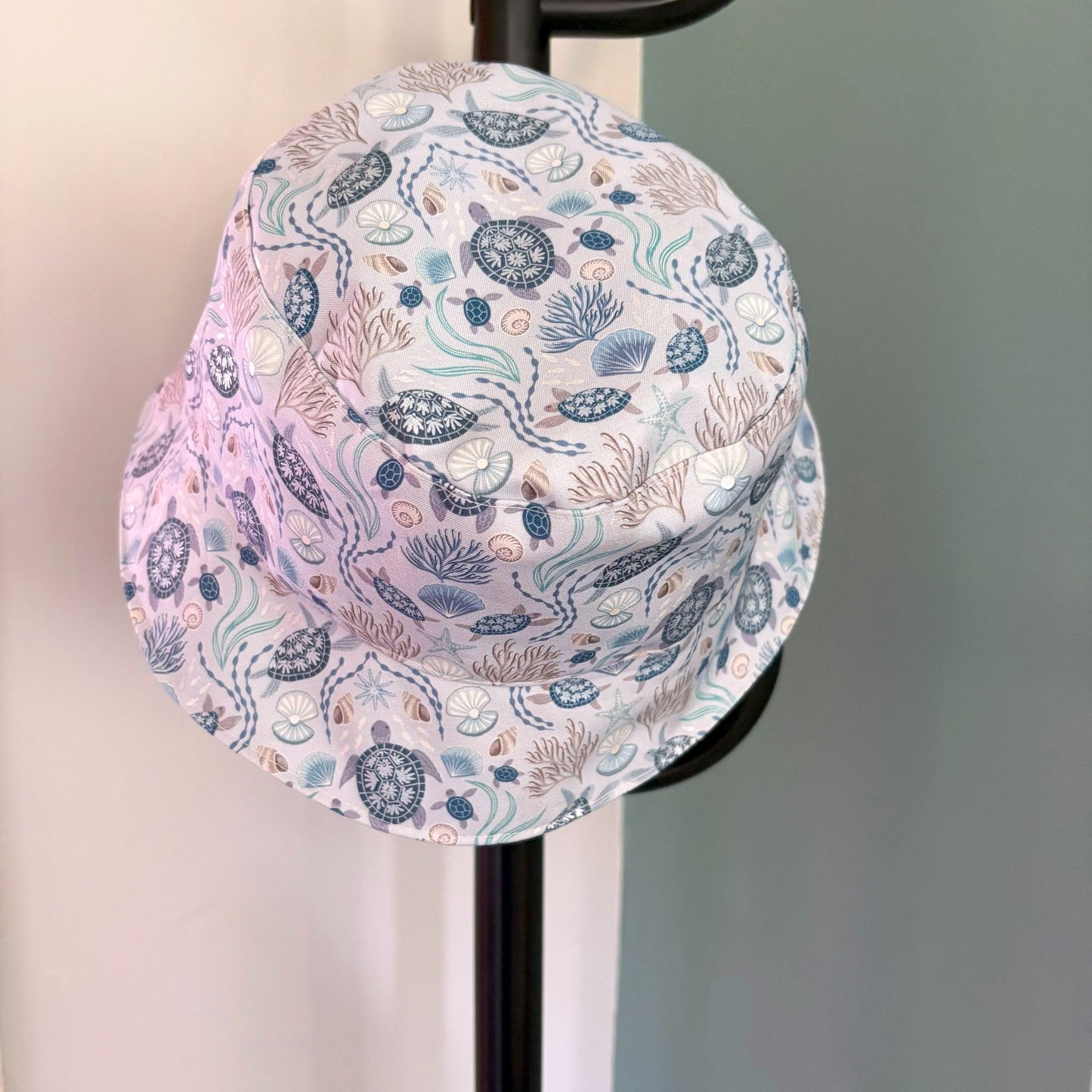 Sea Turtles Family Light Mist - Cute Cotton Bucket Hat