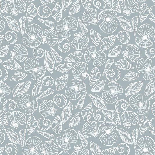Lewis & Irene Ocean Pearls Collection - Pearl Shells On Morning Mist With Pearl