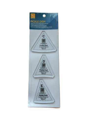 Acrylic Quilting Ruler Template Set - Pickle Dish (EZ)