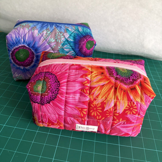 Quilted Boxy Bag - Large Sunflower