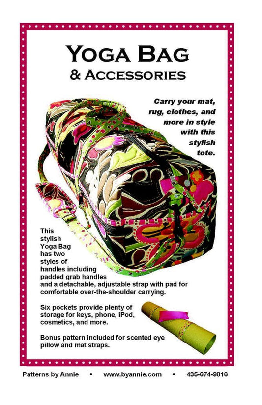 Patterns By Annie - Yoga Bag & Accessories