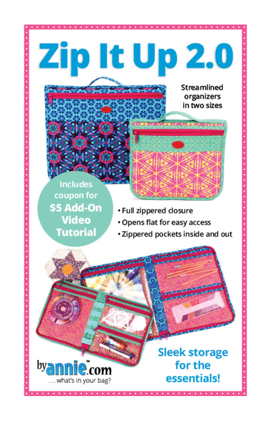 Patterns By Annie - Zip It Up 2.0